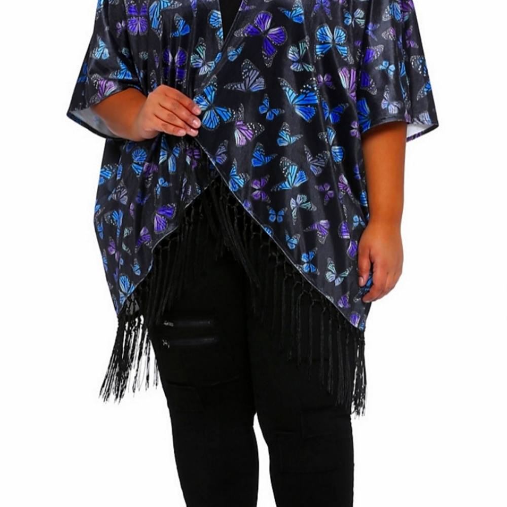 Hot Topic Butterfly Kimono NWOT